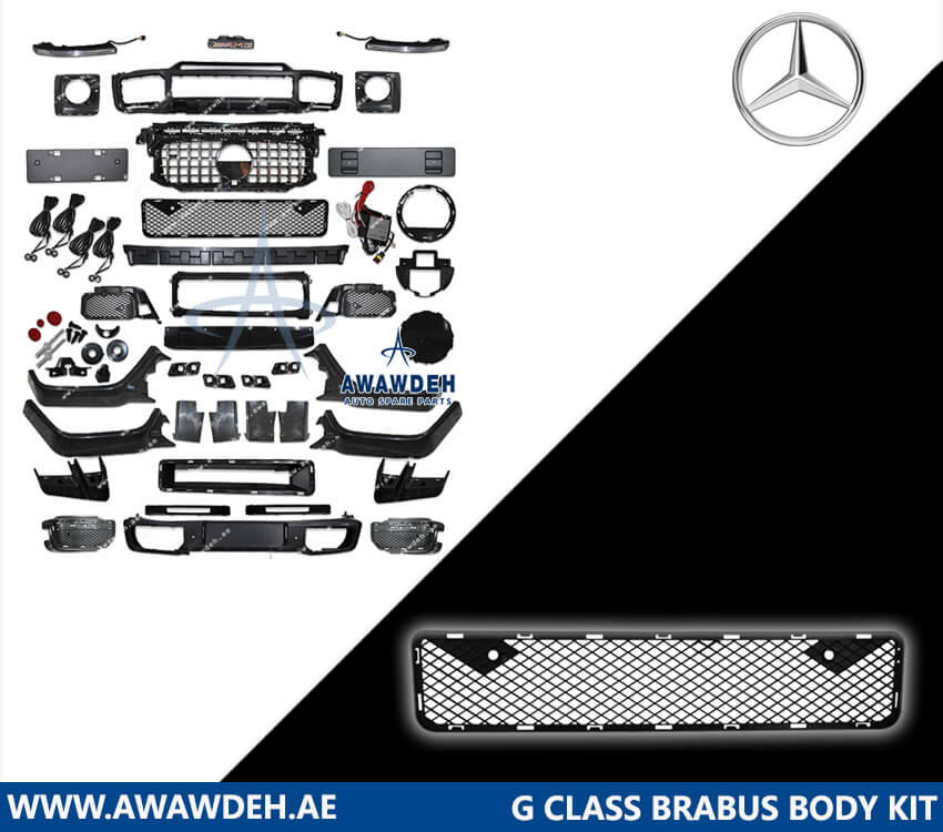 mercedes benz g class bumper grill
