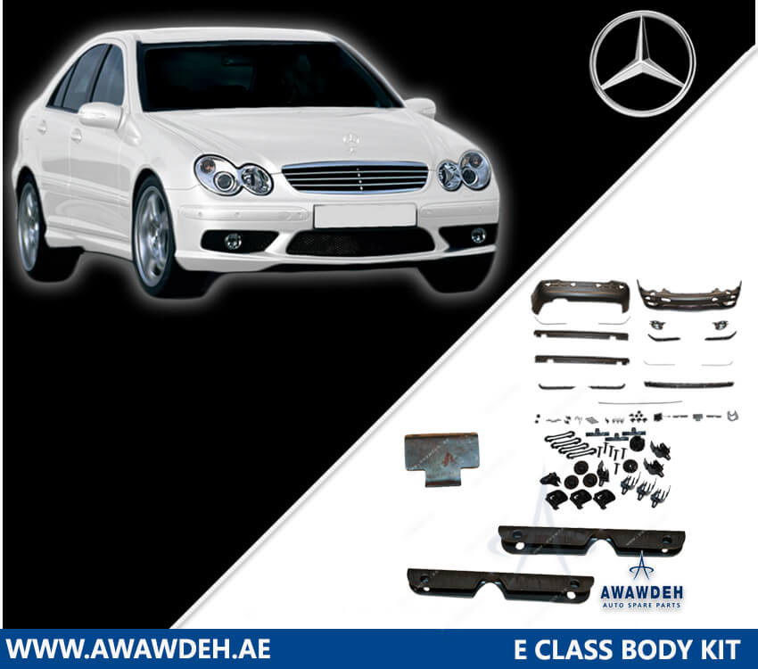 mercedes benz c class body kit 2004