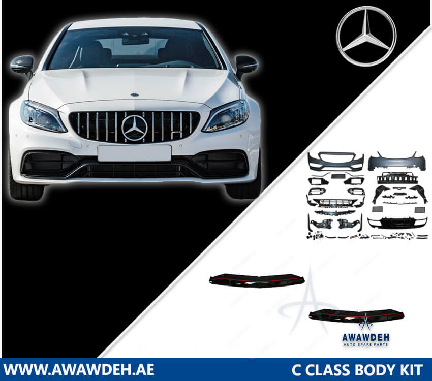 mercedes benz c class body kit saudi arabia