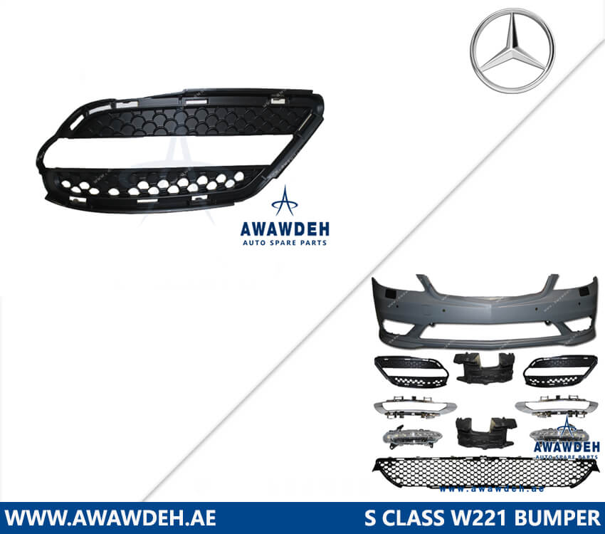 w221 front bumper