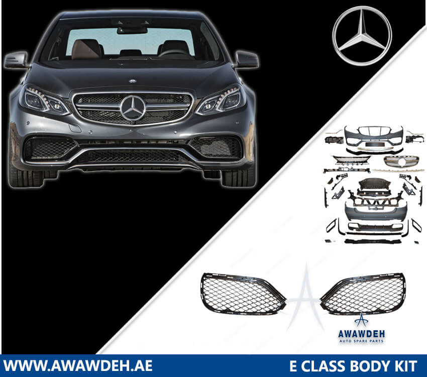 mercedes benz e class bumper braket grill