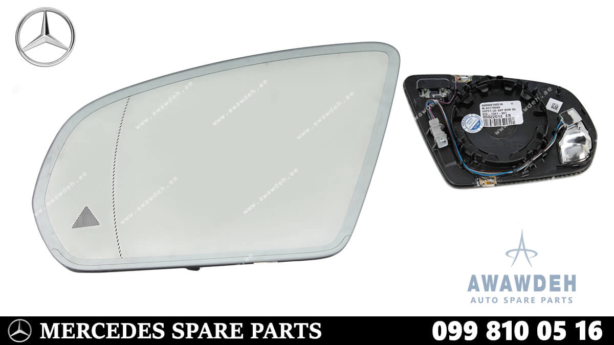 MERCEDES C CLASS MIRROR GLASS A0998100516