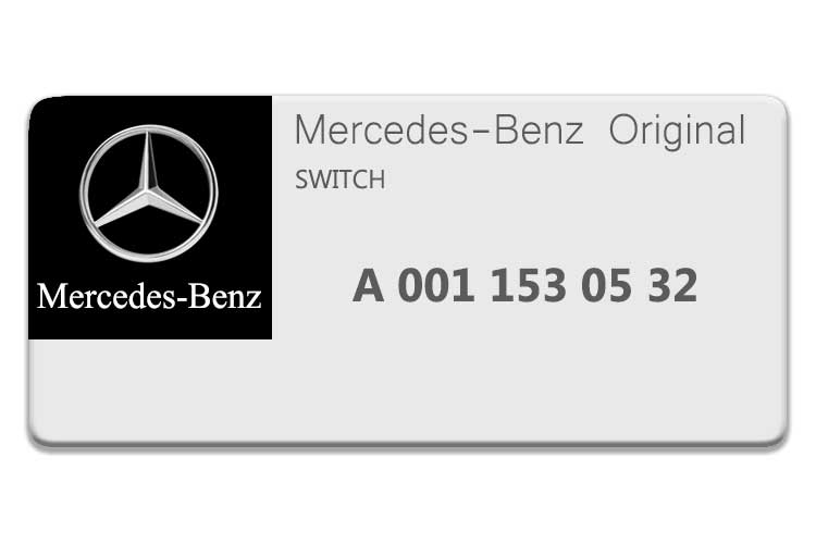 MERCEDES C CLASS SWITCH A0011530532