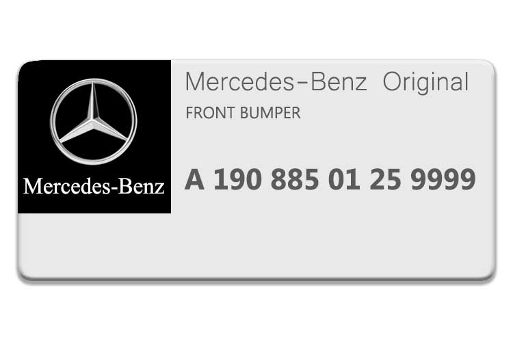 MERCEDES GT CLASS FRONT BUMPER A1908850125