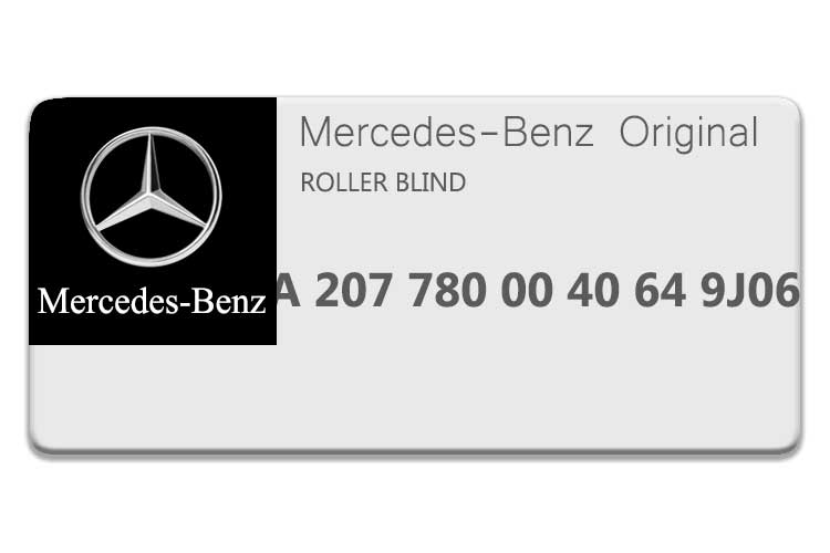 MERCEDES E CLASS COUPE ROLLER BLIND A2077800040