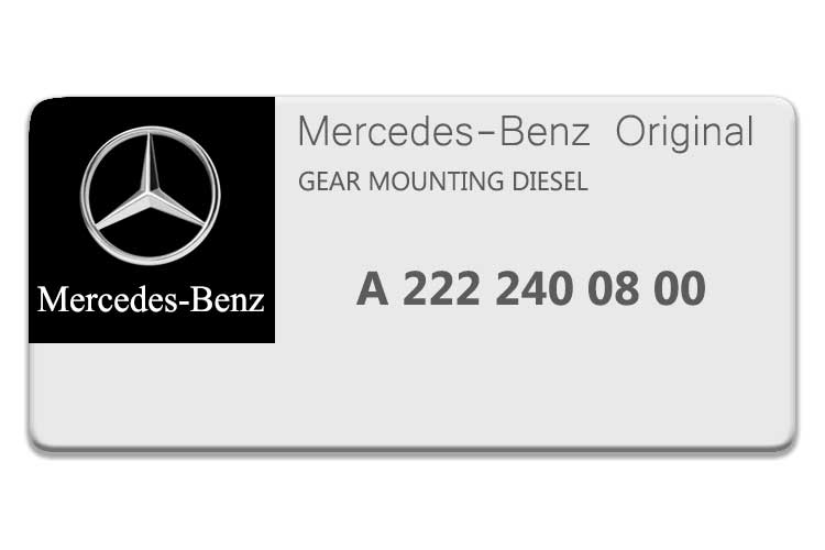 MERCEDES S CLASS GEAR MOUNTING A2222400800