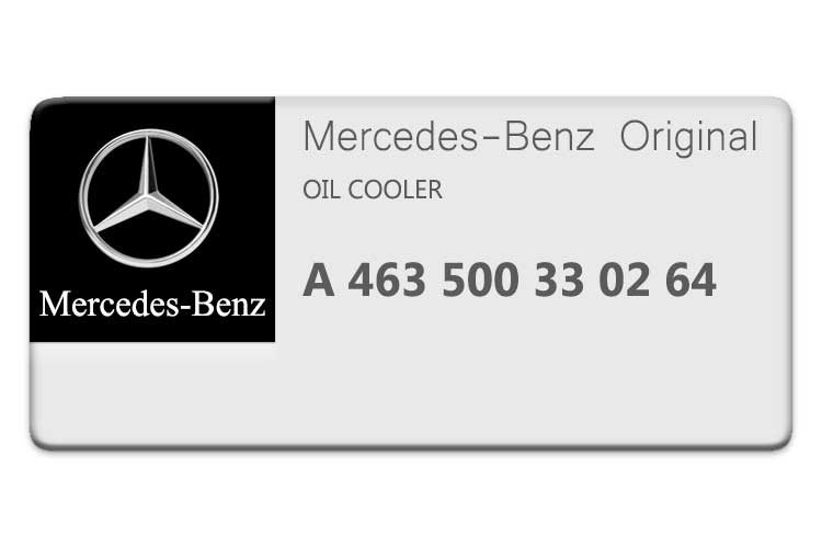 MERCEDES G CLASS OIL COOLER A4635003302