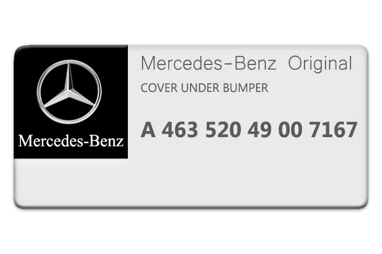 MERCEDES G CLASS COVER UNDER BUMPER A4635204900