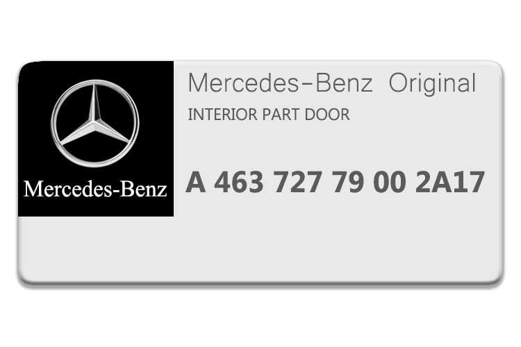 MERCEDES G CLASS INTERIOR PART A4637277900