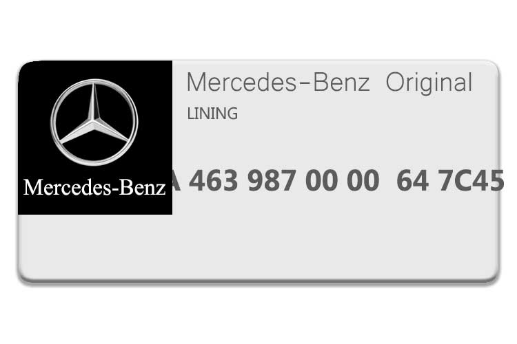 MERCEDES G CLASS LINING A4639870000