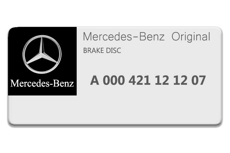 Mercedes Benz E CLASS BRAKE DISC 0004211212
