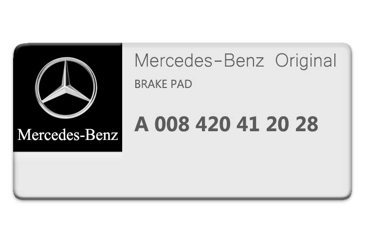 Mercedes Benz ALL BRAKE PAD 0084204120