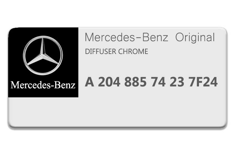 Mercedes Benz GLK CLASS DIFFUSER 2048857423