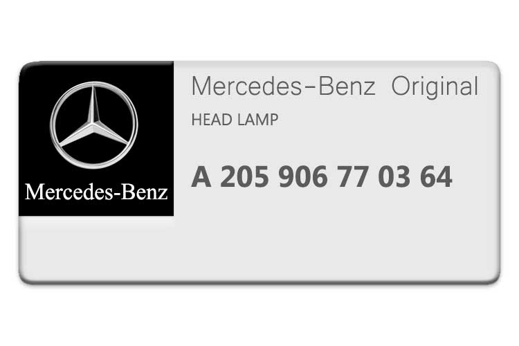 Mercedes Benz C CLASS HEADLAMP 2059067703