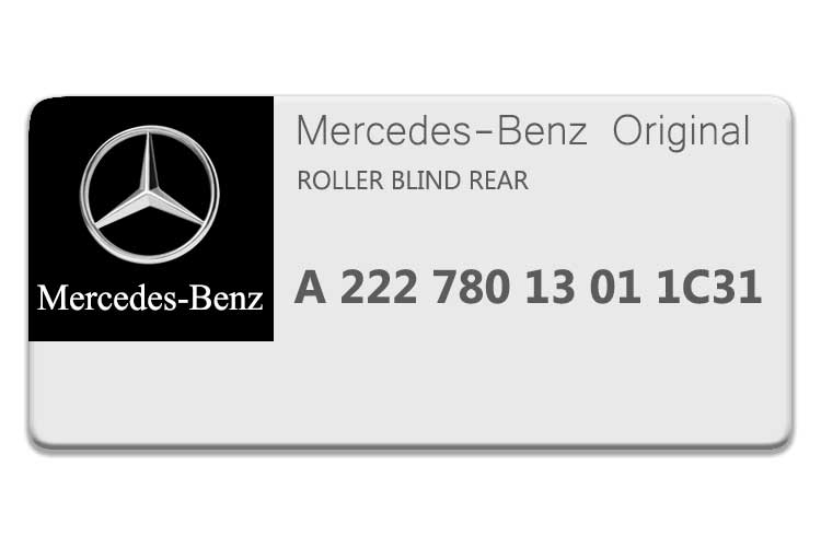 MERCEDES S CLASS ROLLER BLIND 2227801301
