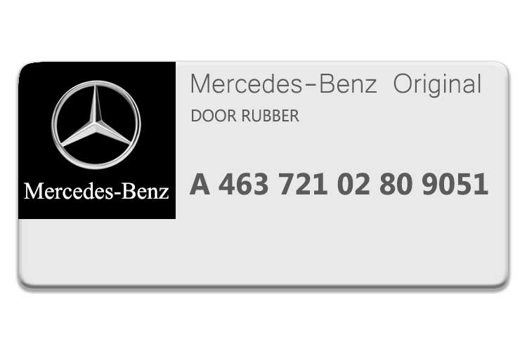 MERCEDES G CLASS DOOR RUBBER 4637210280