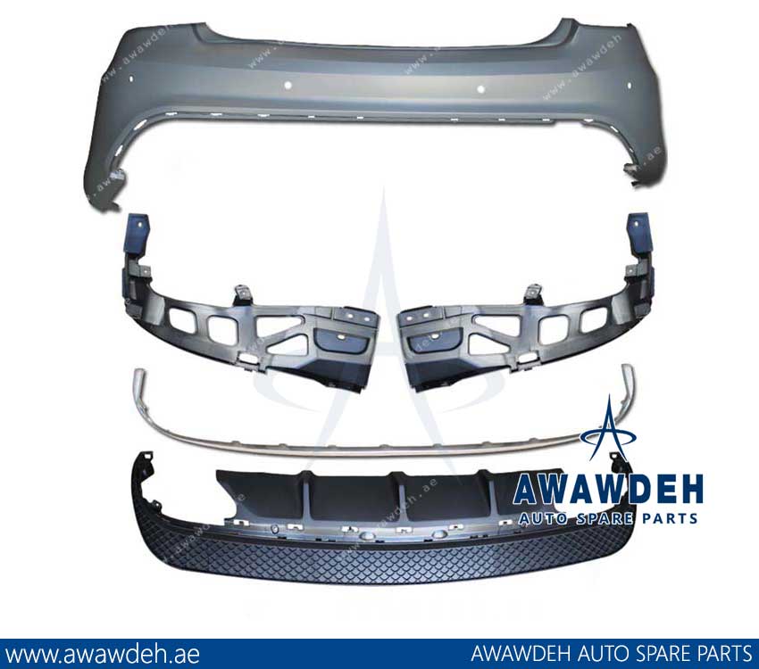 MERCEDES E CLASS COUPE REAR BUMPER COMPLETE AMG